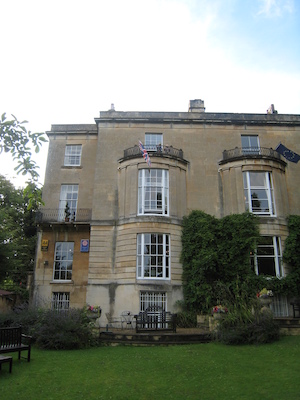 Tim and Cole on the Bailbrook Lodge balcony (07-21-2009 18:35)