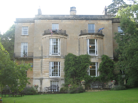 Tim and Cole on the Bailbrook Lodge balcony (07-21-2009 18:36)