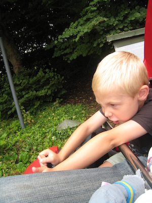 Tim flying a lego helicopter (07-22-2009 14:26)