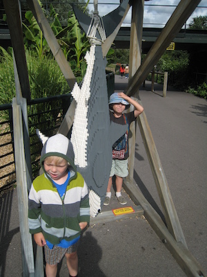 Cole and Tim with a lego catch (07-22-2009 15:21)