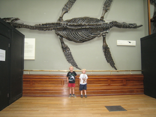 Tim and Cole at the natural history museum (07-24-2009 10:14)