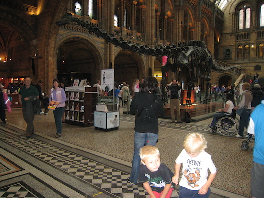 Tim and Cole at the natural history museum (07-24-2009 10:36)