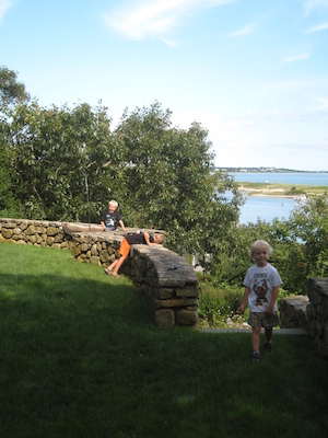 Tim, Michael and Cole at Osterville (08-08-2009 14:23)