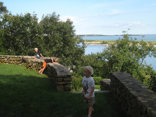 Tim, Michael and Cole at Osterville (08-08-2009 14:23)