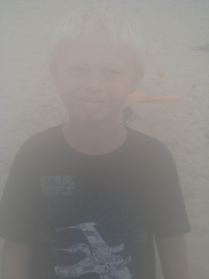 Tim at the beach (08-12-2009 09:03)