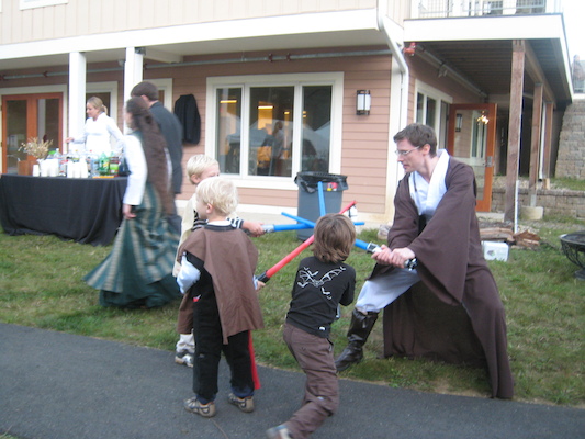 Tim, Cole and Joe fighting (09-19-2009 17:27)