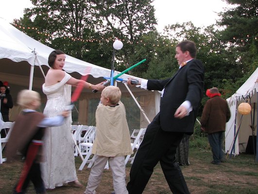 Tara, Cameron, Tim & Cole jedi (by Rebecca Darling) (09-19-2009 18:50)