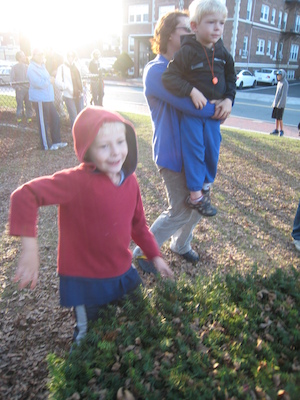 Tim, Xine and Cole at Honk (10-10-2009 16:15)