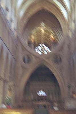 Inside Wells cathedral