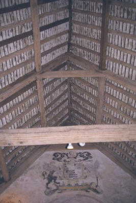 Hungerford castle chapel roof