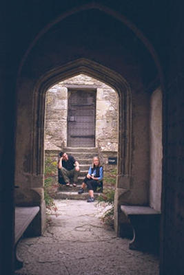 Lizzie at Hungerford Castle