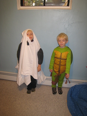 Tim ghost and Cole turtle (10-24-2009 14:49)