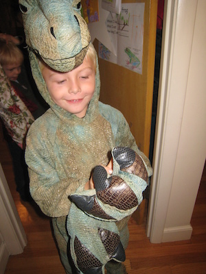 Dino Tim and Caped Cole (10-27-2009 16:36)