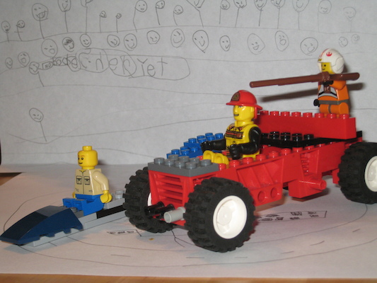 Cole's Lego racer (11-15-2009 08:38)