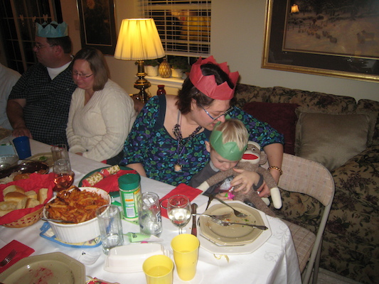 Matt, Jacqui, Xine, Cole (12-25-2009 17:54)