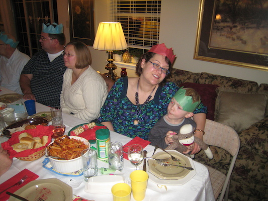 Bill, Matt, Jacqui, Xine, Cole (12-25-2009 17:54)