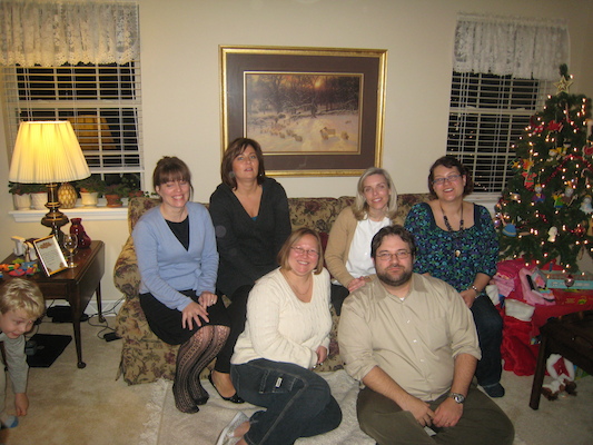 Kathy, Jen, Jacqui, Amy, Juj and Xine (12-25-2009 19:54)