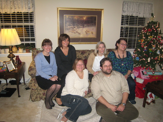 Kathy, Jen, Jacqui, Amy, Juj and Xine (12-25-2009 19:55)