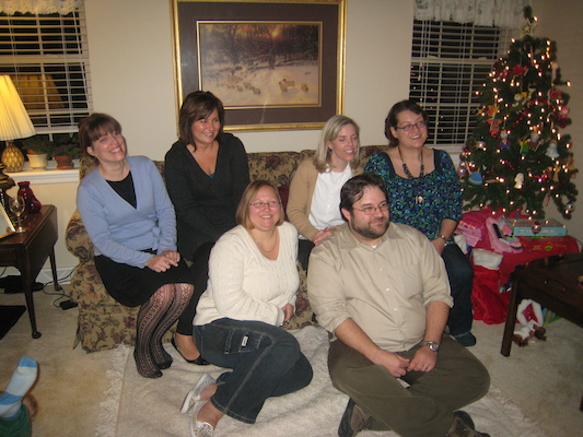 Kathy, Jen, Jacqui, Amy, Juj and Xine (12-25-2009 19:55)