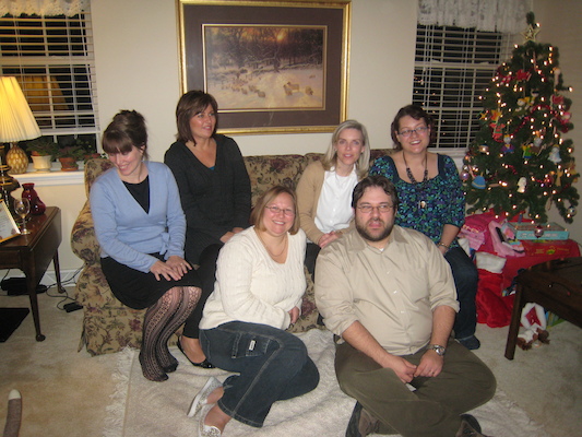 Kathy, Jen, Jacqui, Amy, Juj and Xine (12-25-2009 19:55)