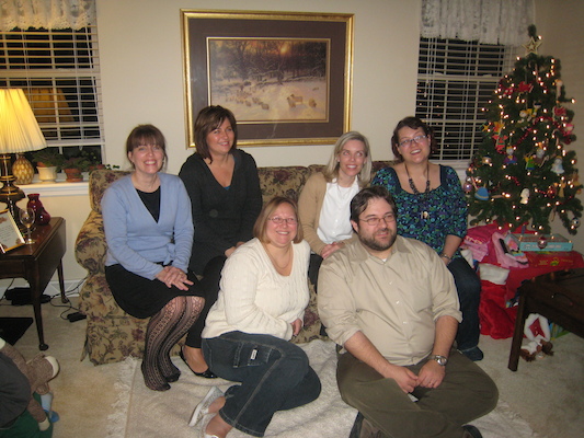 Kathy, Jen, Jacqui, Amy, Juj and Xine (12-25-2009 19:55)