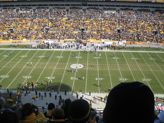 View from the seats before the game (12-27-2009 13:00)