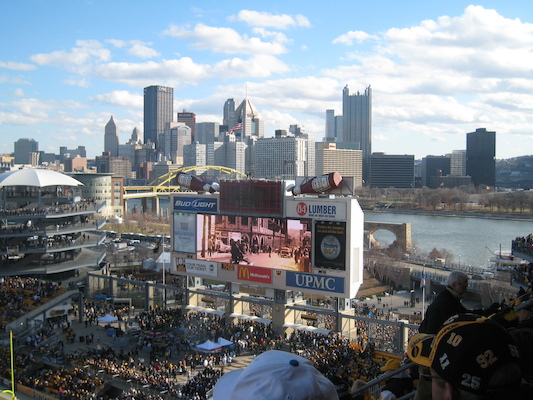 View from the seats before the game (12-27-2009 13:00)