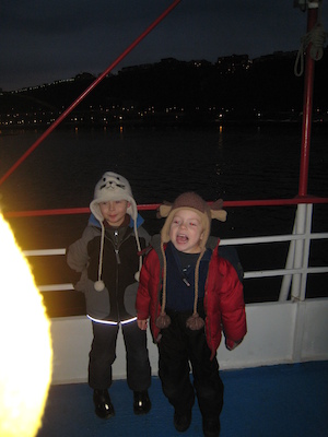 Tim and Cole on the boat (12-27-2009 17:15)