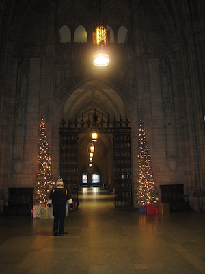 Xine in the Cathedral of Learning (12-29-2009 10:36)