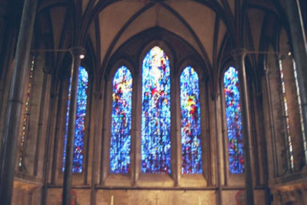 Salisbury cathedral stained glass