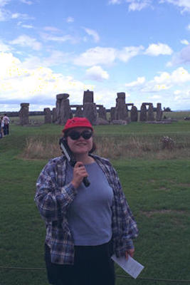 Xine at Stonehenge