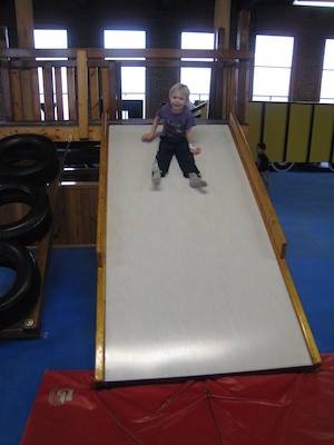 Cole on the slide (03-03-2010 13:38)