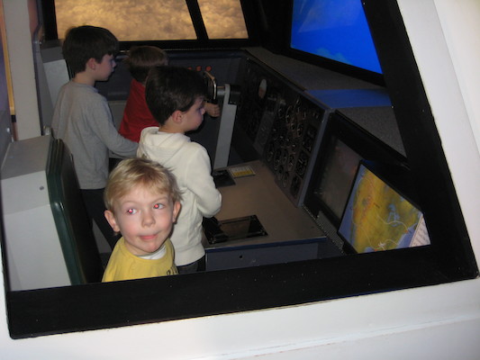 Cole in the cockpit (03-12-2010 16:02)