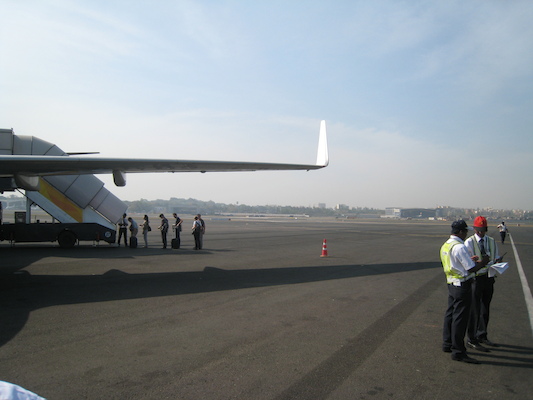 At the Mumbai airport (03-15-2010 23:05)
