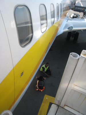 At the Mumbai airport (03-15-2010 23:05)