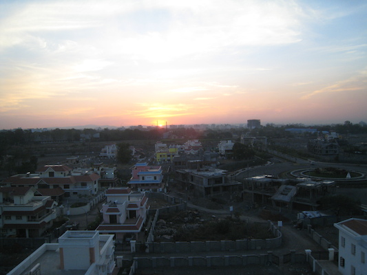 View from the Pune office (03-16-2010 08:10)