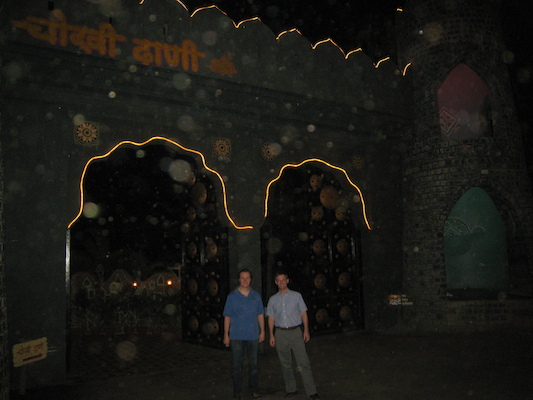 Ben and Mark at Chokhi Dhani (03-17-2010 08:59)