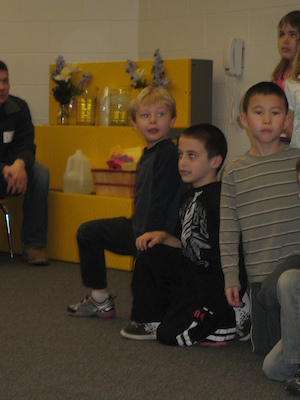 Tim and the rest of Mrs. nocera's class performing (03-26-2010 08:45)