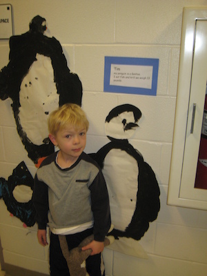 Cole and the penguins (03-26-2010 08:55)