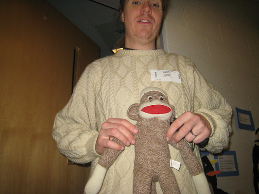 Cole's picture of Dad and Sock Monkey (03-26-2010 09:01)