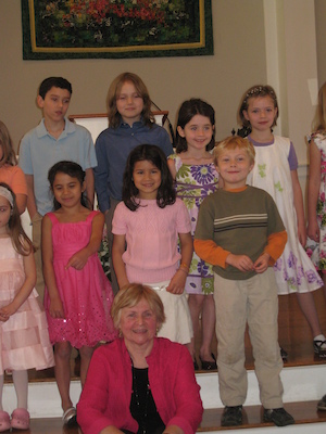 Tim at the Kidsing performance (04-04-2010 09:37)