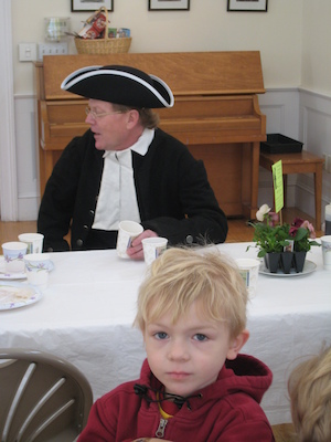 Cole at pancake breakfast (04-10-2010 08:08)