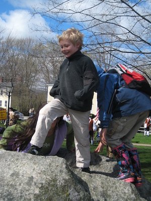 Tim on a rock (04-10-2010 09:22)