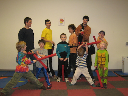 At Nathan's Ninja party (04-17-2010 15:45)