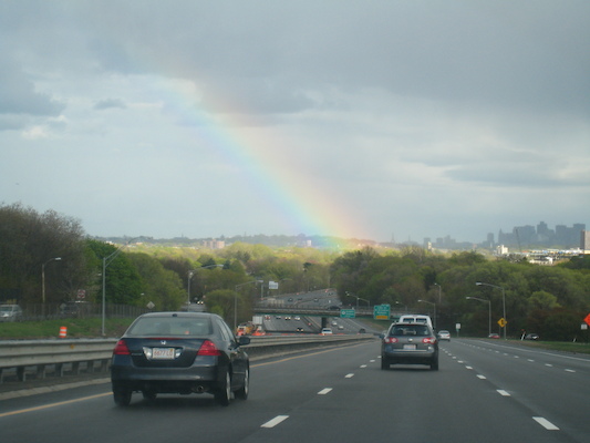 Rainbow over Boston (04-18-2010 16:03)