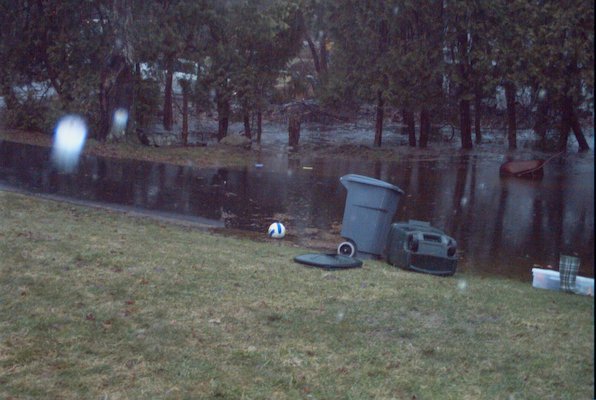 Flooded driveway (05-30-2010 08:07)