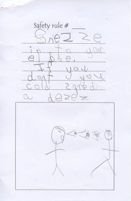 Safety Rule 3 "Sneeze into your elbow" (06-18-2010 08:21)