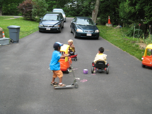 Vehicle driving at Cole's Birthday party (06-20-2010 16:07)
