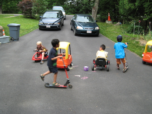 Vehicle driving at Cole's Birthday party (06-20-2010 16:07)