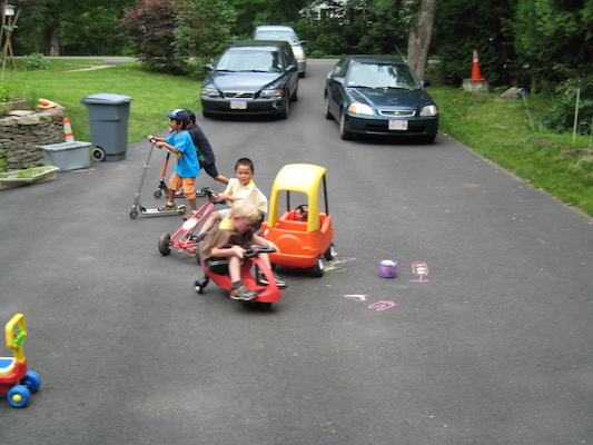 Vehicle driving at Cole's Birthday party (06-20-2010 16:07)